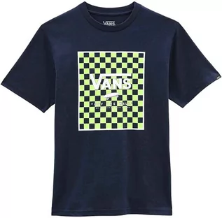 Koszulki dla dziewczynek - Vans PRINT BOX DRESS BLUES/SAFETY YELLOW t-shirt dziecięcy - L - grafika 1