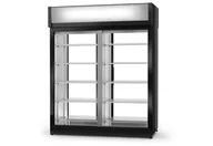 Szafy i witryny chłodnicze - Energooszczędna szafa chłodnicza dwustronnie przeszklona RAPA SCh-2S 1200 1D AG ecoline - miniaturka - grafika 1