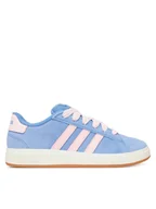 Buty dla dziewczynek - adidas Sneakersy Grand Court 00S K JR2228 Niebieski - miniaturka - grafika 1