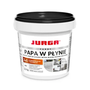 Papa w płynie biała 1,5 kg Jurga - Preparaty bitumiczne - miniaturka - grafika 1