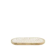 Tace i patery - Taca dekoracyjna z drewna mango 38 cm - miniaturka - grafika 1