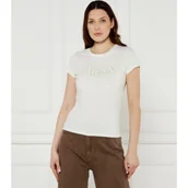 Koszulki i topy damskie - GUESS T-shirt PONY HAIR | Regular Fit - miniaturka - grafika 1