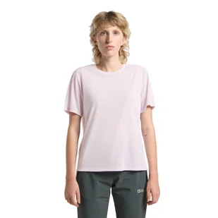 Damski T-shirt funkcjonalny Jack Wolfskin VONNAN S/S T W Pale Lavendar - XS - Koszulki i topy damskie - miniaturka - grafika 1