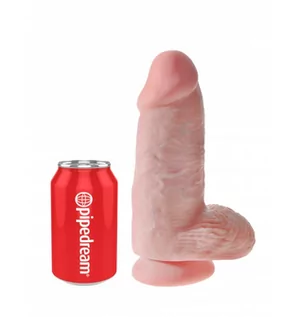 Sztuczne penisy - King Cock King Cock - Chubby cielisty - Dildo anatomiczne z jądrami 5610402 - grafika 1