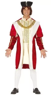 Strój dla dorosłych, król, czerwony, rozmiar L - Stroje karnawałowe - miniaturka - grafika 1