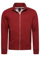 Bluzy męskie - Superdry Vintage Logo Emb Zip Track Bluza męska, Rhubarb Marl, L - miniaturka - grafika 1