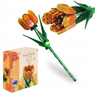 Klocki - KLOCKI KWIATY KWITNĄCY TULIPAN MOULD KING ZESTAW KLOCKÓW KWIATY DO WAZONU - miniaturka - grafika 1