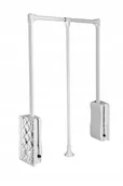 Wieszaki i stojaki - Pantograf wieszak Gtv 645-910 mm 100% biały - miniaturka - grafika 1