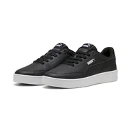 Sneakersy męskie - Męskie Sneakersy PUMA COURT CLASSIC CLEAN 40222303 – Czarny - miniaturka - grafika 1
