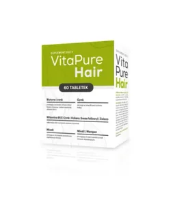 VitaPure Hair, tabletki 60 sztuk - Włosy, skóra, paznokcie - miniaturka - grafika 1