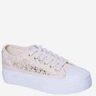 Trampki damskie - Trampki damskie koronkowe do kostki Lee Cooper LCW-25-02-3293L 40 26.2 cm Beżowe. Tenisówki i trampki damskie - miniaturka - grafika 1