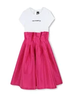 Sukienki i spódniczki dla dziewczynek - Karl Lagerfeld Kids Sukienka codzienna Z30460 S Różowy Regular Fit - miniaturka - grafika 1