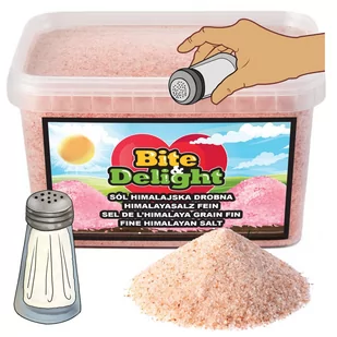 Sól himalajska drobna różowa potwierdzona jakość bez domieszek 1,5kg - Sól - miniaturka - grafika 1
