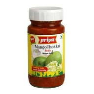 Szybkie dania obiadowe - Marynowane starte mango w oleju Mango Thokku Pickle Priya 300g - miniaturka - grafika 1