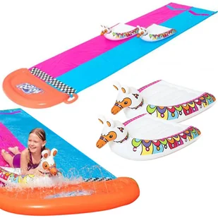 Bestway Bestway 52320 ŚLIZGAWKA H2GO PODWÓJNA WYŚCIG LAM - Place zabaw - miniaturka - grafika 6