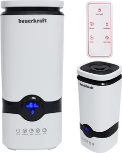 Nawilżacz powietrza Nawilżacz powietrza filtr odkamieniający pilot timer Bauerkraft - Nawilżacze powietrza - miniaturka - grafika 1