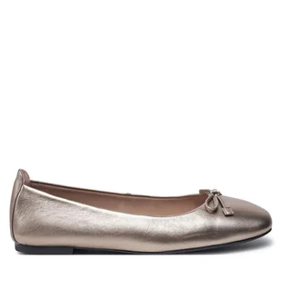 Baleriny Unisa Basmi F24 Złoty - Baleriny - miniaturka - grafika 1