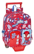 Plecaki - Safta SPIDEY RESCUE plecak do przedszkola z wózkiem, idealny dla dzieci w różnym wieku, wygodny i wszechstronny, jakość i wytrzymałość, 22 x 10 x 27 cm, Czerwony/Niebieski, M, Casual - miniaturka - grafika 1