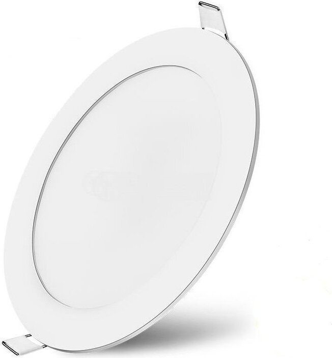 15W panel LED reflektor wpuszczany światło wpuszczane Ø19.8 ciepła biel 3000K 1280 lumenów lampa sufitowa okrągła