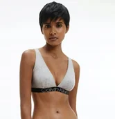 Biustonosze - CALVIN KLEIN BIUSTONOSZ DAMSKI SZARY BRALETKA Z LOGO GŁADKI 2A2F6_A* XS 2_2 - miniaturka - grafika 1