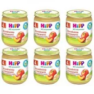 Desery dla dzieci - Hipp Brzoskwinie z bananami po 4. miesiącu zestaw 6 x 125 g Bio - miniaturka - grafika 1