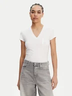 Koszulki i topy damskie - Armani Exchange T-Shirt XW000529 AF10356 U0002 Biały Slim Fit - miniaturka - grafika 1