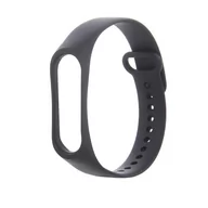 Akcesoria do smartwatchy - TelForceOne Pasek silikonowy do Xiaomi Mi Band 3 / 4 czarny - miniaturka - grafika 1
