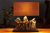 Lampy stojące - Invicta Interior Lampa stołowa Natural Destiny brązowa 40cm 20694 - miniaturka - grafika 1