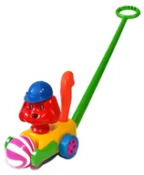 Zabawki zręcznościowe - Piesek Tofik z piłką - pchacz - miniaturka - grafika 1