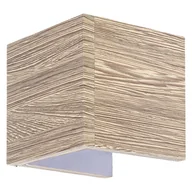 Lampy ścienne - Rabalux Cinnamon 3090 kinkiet lampa ścienna 1x7W LED 3000K drewniany/biały - miniaturka - grafika 1