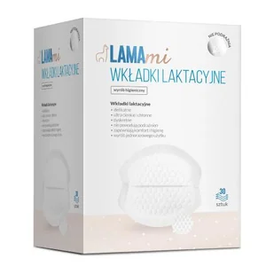LAMAMI Wkładki laktacyjne, 30 szt. >> 0zł za wysyłkę przy zakupach od 149 zł << - Akcesoria do karmienia - miniaturka - grafika 1