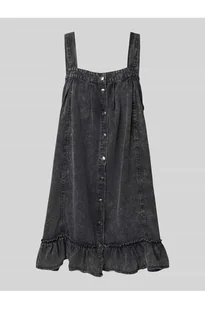 Sukienka jeansowa z listwą guzikową model OREGON - Noisy May - Sukienki - miniaturka - grafika 1