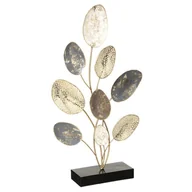 Figurki dekoracyjne - Metalowa figurka Liście 53 cm - miniaturka - grafika 1