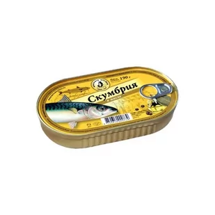 Filety makreli w oleju "Brivais Vilnis" 190g - Konserwy i dania rybne - miniaturka - grafika 1