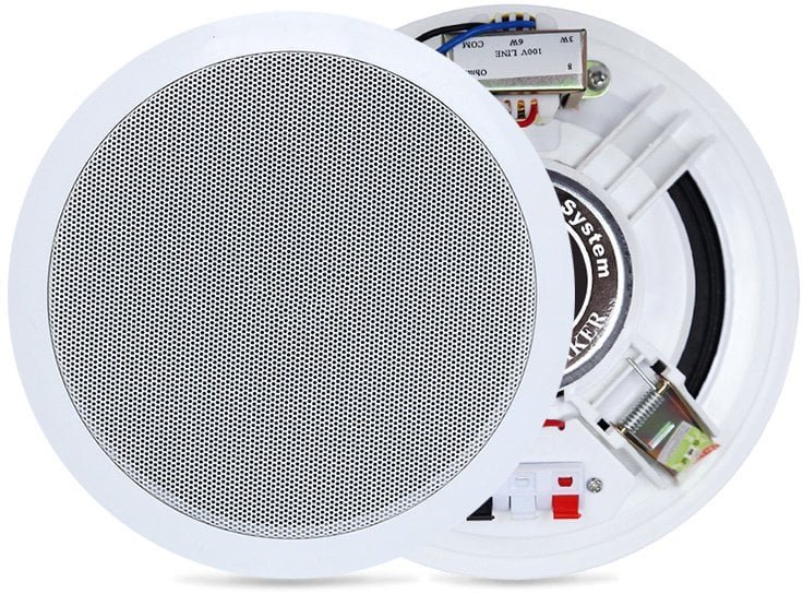 AudioPort Głośnik sufitowy 6'' 5-10W/100V AB104 one size