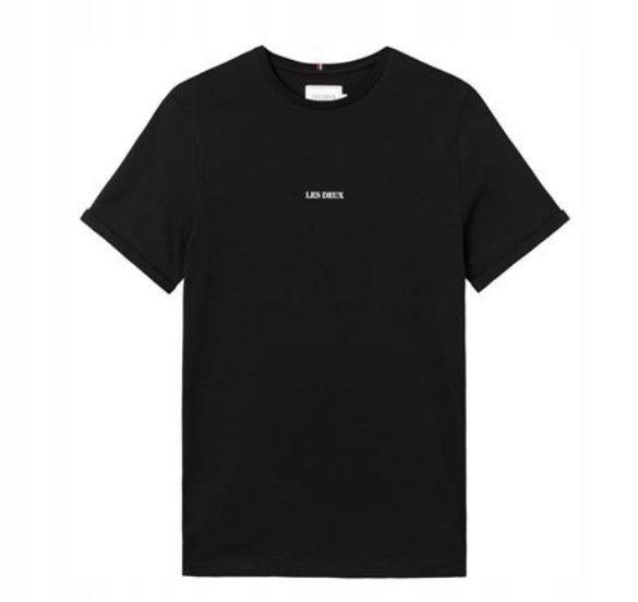 LES DEUX LDM101118, czarny t-shirt damski, rozmiar M
