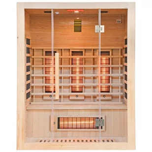 Sauna na podczerwień 4-osobowa 150x120 cm grzejniki karbonowe Alta3 Infrared - Sauny - miniaturka - grafika 1