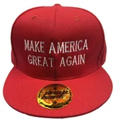 Czapki i chusty sportowe męskie - CZAPKA PROSTY DASZEK HAFT MAKE AMERICA GREAT AGAIN - miniaturka - grafika 1