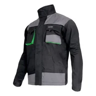 Odzież robocza - LAHTI PRO Bluza ochronna L40407 czarno zielona S - miniaturka - grafika 1