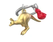 Breloki - O meta[l]morphose METALMORPHOSE - Brelok kangurka - MTM277-01, Złoto, Czerwony, Taille unique - miniaturka - grafika 1