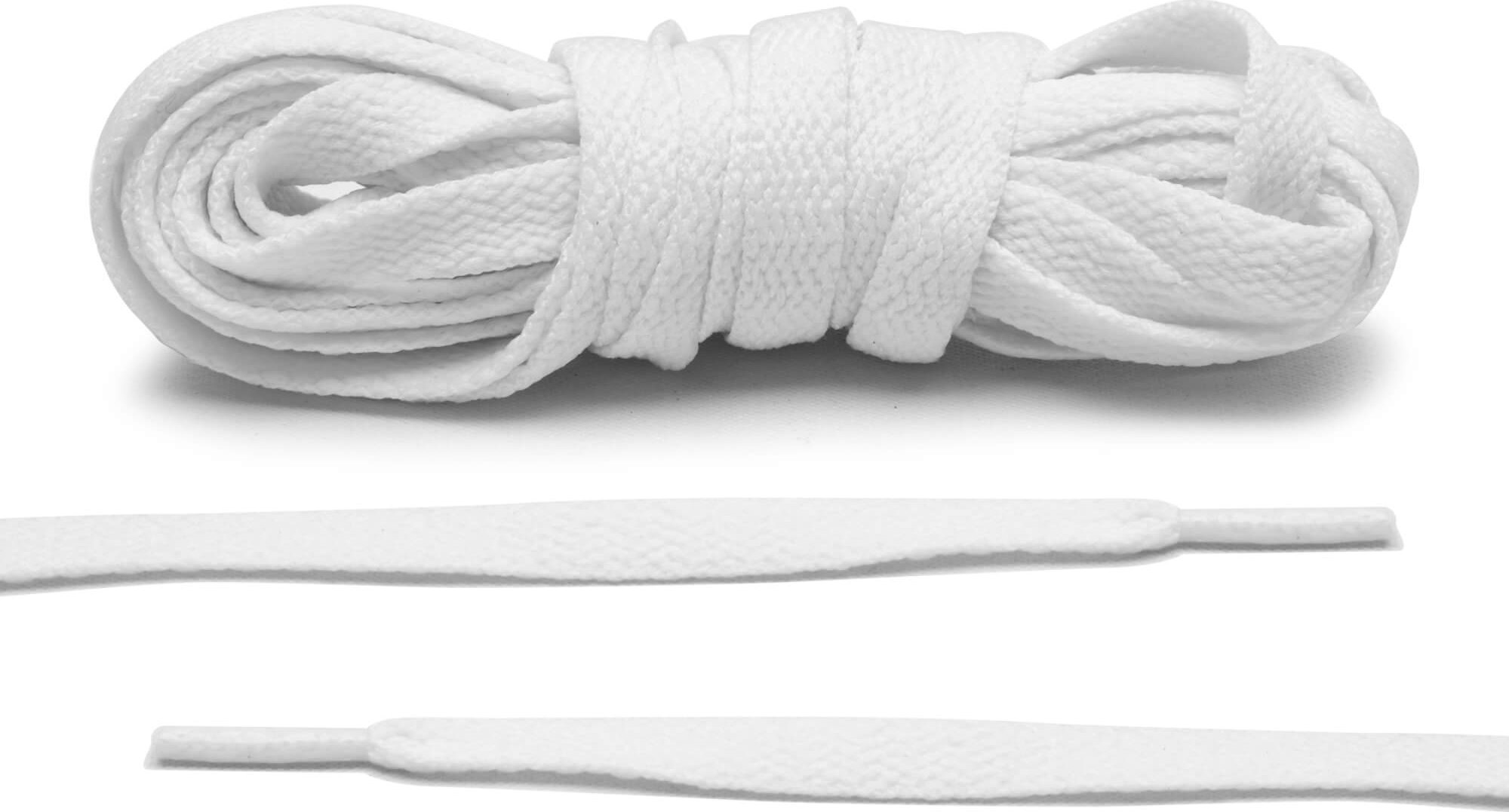 kufer-pasmanteria.pl Sznurowadła bawełniane płaskie 120 cm BIAŁE
