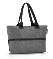 Torby i wózki na zakupy - Torba Shopper e1 Twist Silver Reisenthel - miniaturka - grafika 1
