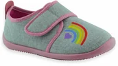 Buty dla dziewczynek - Kapcie dla dziewczynki Befado 902X/Y020 Softer Szare - miniaturka - grafika 1