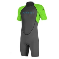 Pianki do pływania - Pianka Oneill Reactor-2 2Mm Back Zip S/S Spring Graphite/Dayglo 2023-Xlt - miniaturka - grafika 1