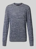 Swetry męskie - Sweter z dzianiny z prążkowanymi wykończeniami - miniaturka - grafika 1