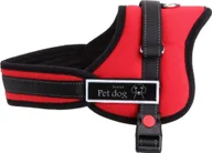 Szelki dla psów - Ikonka Szelki dla psa mocne XL 80-110cm Senio Dog czerwon - miniaturka - grafika 1