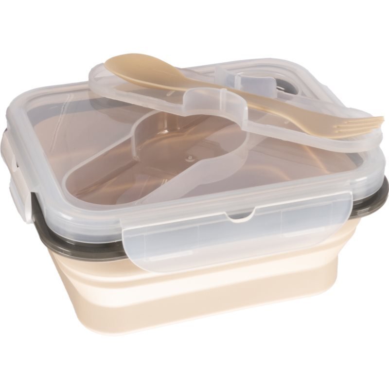 Zopa Silicone Lunch Box komplet naczyń Sand Beige 1 szt.