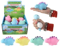 Figurki dla dzieci - Dino Dinozaur wyciskany Squeeze me Gniotek 12cm - miniaturka - grafika 1