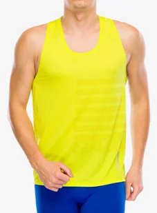 Koszulka biegowa Salomon Sense Aero Singlet - sulphur - Koszulki sportowe męskie - miniaturka - grafika 1