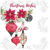 Ozdoby bożonarodzeniowe - Serwetki Świąteczne Bożonarodzeniowe Na Stół 20szt - miniaturka - grafika 1